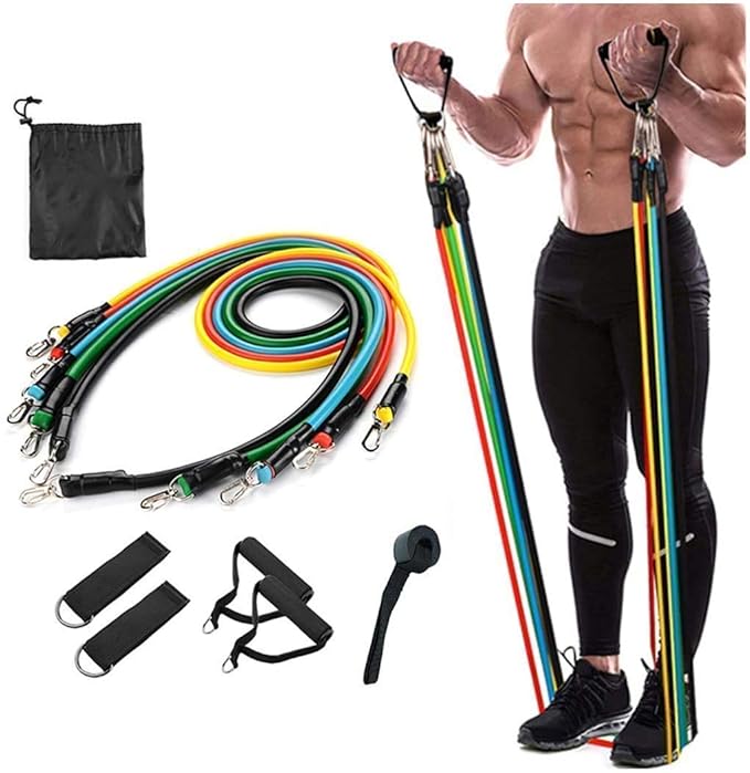 Exercise Bands Fitness Gym Resistance Bands Kit for Men Women