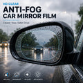 Anti-Fog Car Rearview Mirror Film --- Rainproof, Anti-Glare &  HD Clear Protective Sticker
