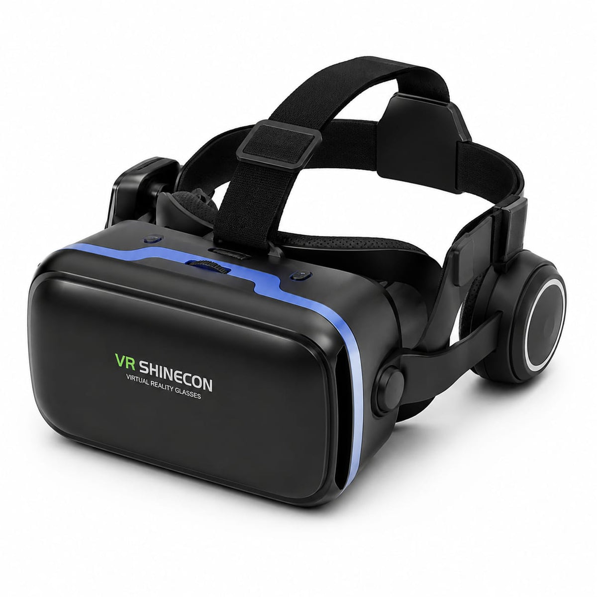 VR Shinecon 3D Virtual Reality Headset With Integrated Headphones - Adjustable Focus & 60 - 70mm IPD | 4.7" - 6.53" Smartphone Compatible